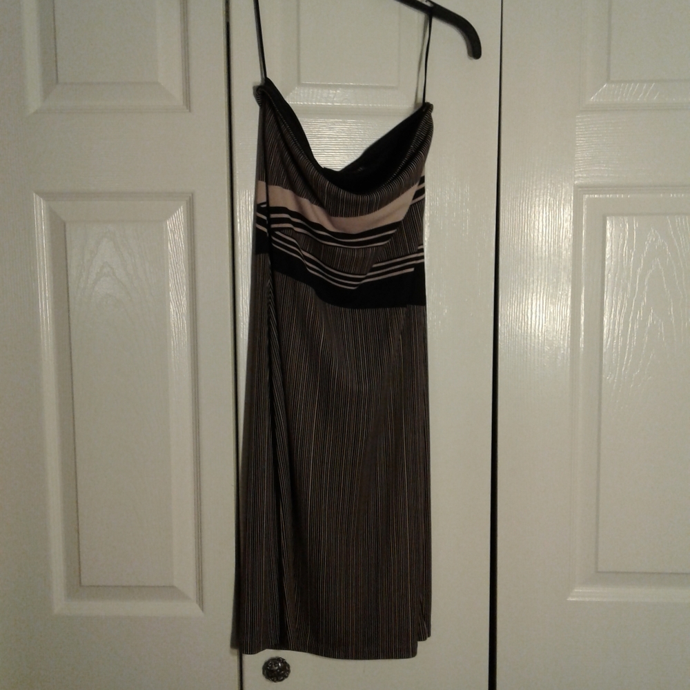 The Limited Strapless Striped Tube Dress